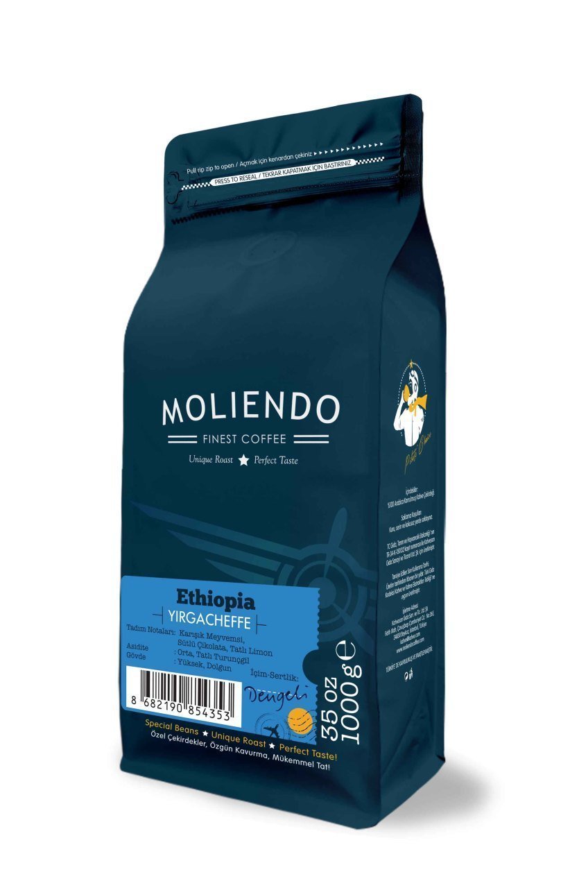 Moliendo Ethiopia Yirgacheffe Yöresel Kahve