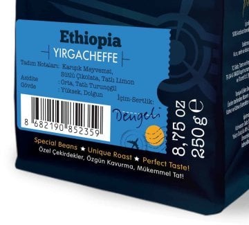 Moliendo Ethiopia Yirgacheffe Yöresel Kahve