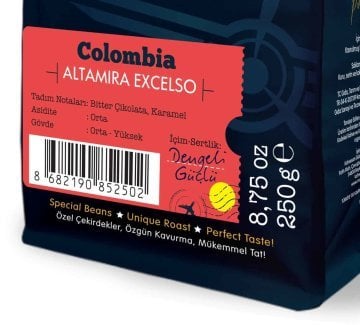 Moliendo Colombia Altamira Excelso Yöresel Kahve