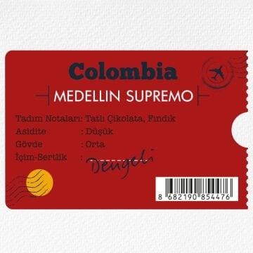 Moliendo Colombia Supremo Decaf  (Kafeinsiz) Yöresel Kahve