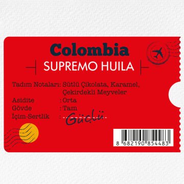 Moliendo Colombia Supremo Huila Yöresel Kahve