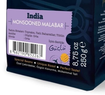 Moliendo India Monsooned Malabar Yöresel Kahve