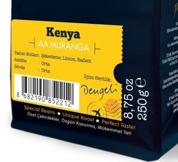 Moliendo Kenya AA Muranga Yöresel Kahve
