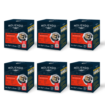 Moliendo Honduras San Marcos SHG Pratik Filtre Kahve 10x10 g 6'lı Avantaj Paketi