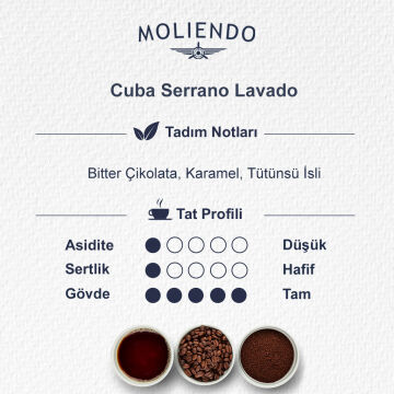 Moliendo Cuba Serrano Lavado 10'lu Pratik Filtre Kahve 10x10 g 6'lı Avantaj Paketi
