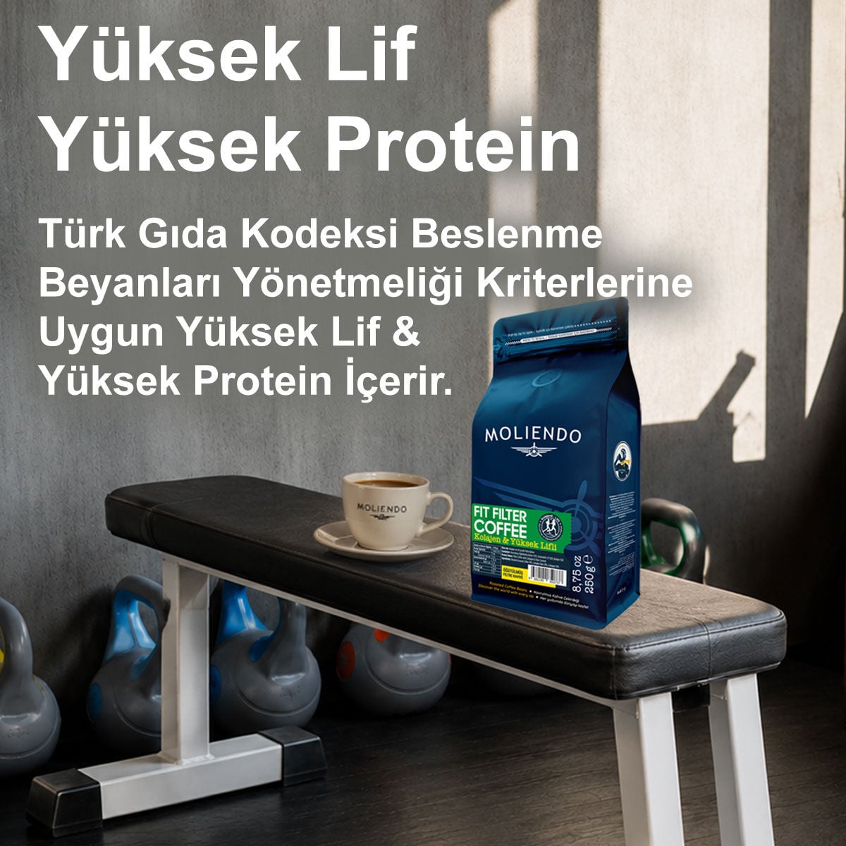 Moliendo Fit Filtre Öğütülmüş Kahve 250 g 6'lı Avantaj Paketi