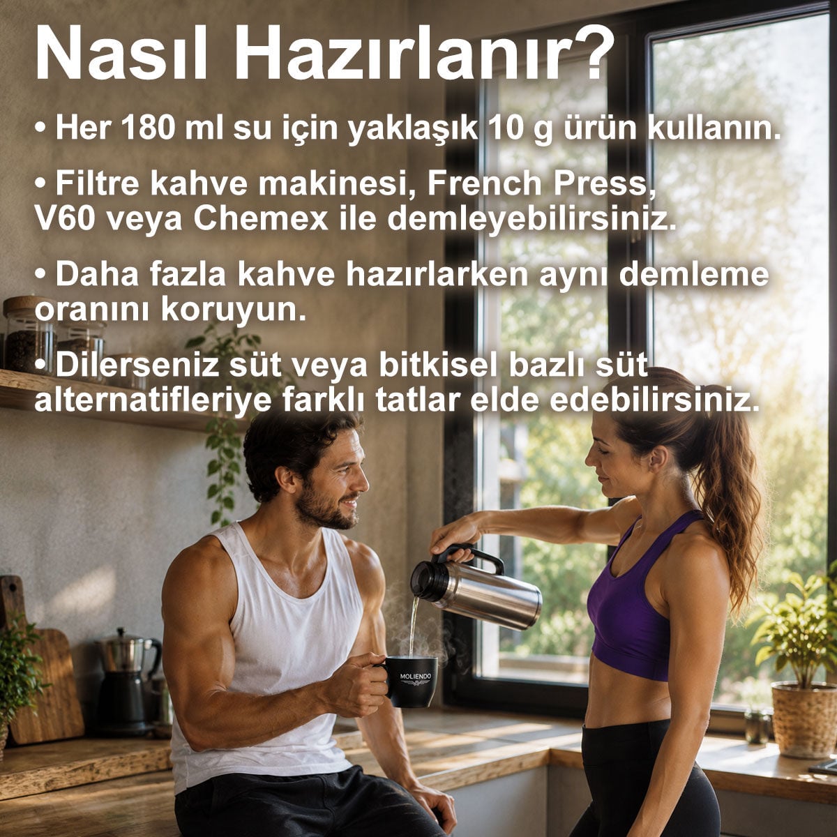 Moliendo Fit Filtre Öğütülmüş Kahve 250 g 6'lı Avantaj Paketi