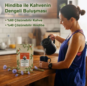 Moliendo Hindiba Kahvesi 150 g (Çözünebilir Hazır Kahve) 6'lı Avantaj Paketi