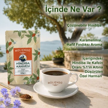 Moliendo Hindiba Kahvesi 150 g (Çözünebilir Hazır Kahve) 6'lı Avantaj Paketi