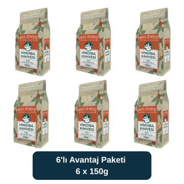 Moliendo Hindiba Kahvesi 150 g (Çözünebilir Hazır Kahve) 6'lı Avantaj Paketi