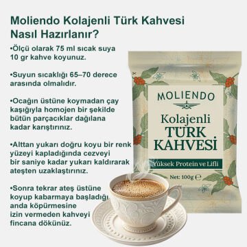 Moliendo Kolajenli Türk Kahvesi 100 g 10'lu Avantaj Paketi