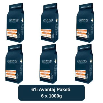 Moliendo Breakfast Blend Filtre Kahve Avantaj Paketi 6x1 Kg.