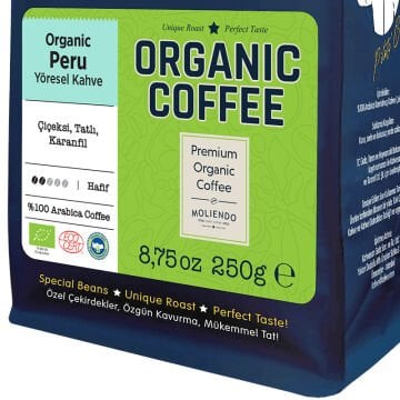 Moliendo Organic Peru (Çekirdek) Yöresel Kahve 250 g