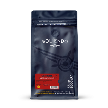 Moliendo Colombia Supremo Decaf  (Kafeinsiz) Yöresel Kahve 1000 gr.
