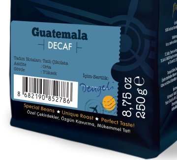 Moliendo Guatemala Decaf (Kafeinsiz) Yöresel Kahve