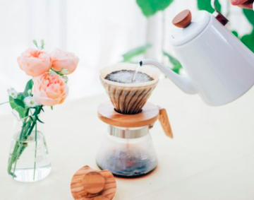 Hario V60 02 Cam Dripper Olive Wood