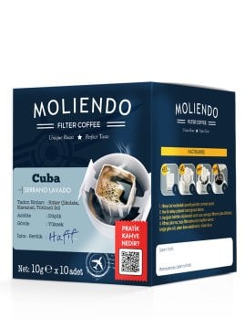 Moliendo Cuba Serrano Lavado Pratik Filtre Kahve 10x10 g