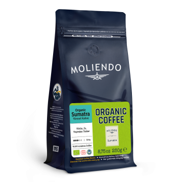 Moliendo Organic Indonesia Sumatra (Çekirdek) Yöresel Kahve 250 g