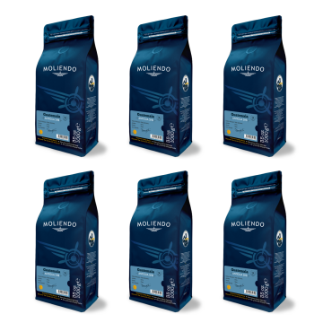 Moliendo Guatemala Antigua SHB Yöresel Kahve Avantaj Paketi 6x1 Kg.