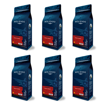 Moliendo Colombia Medellin Supremo Yöresel Kahve Avantaj Paketi 6x1 Kg.