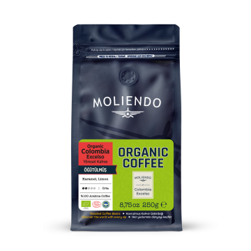 Moliendo Organic Colombia Excelso (Öğütülmüş) Yöresel Kahve 250 g