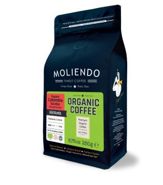 Moliendo Organic Colombia Excelso Yöresel Kahve 250 g (Öğütülmüş)