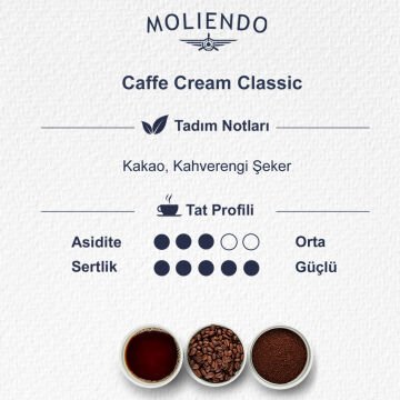 Moliendo Professional Caffe Crema Classic Çekirdek Kahve 1000 g