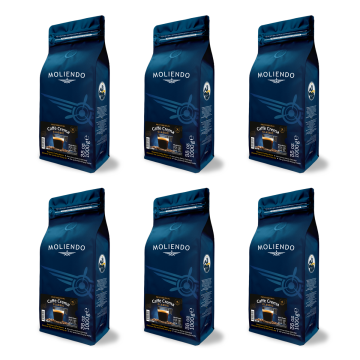 Moliendo Professional Caffe Crema Classic Çekirdek Kahve Avantaj Paketi 6x1 Kg.