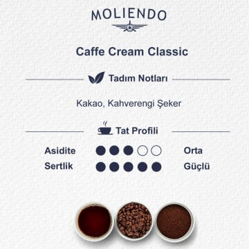 Moliendo Professional Caffe Crema Classic Çekirdek Kahve Avantaj Paketi 6x1 Kg.